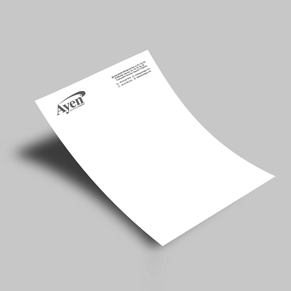Antetli Kağıt Logo Baskılı Matbaa Antalya 